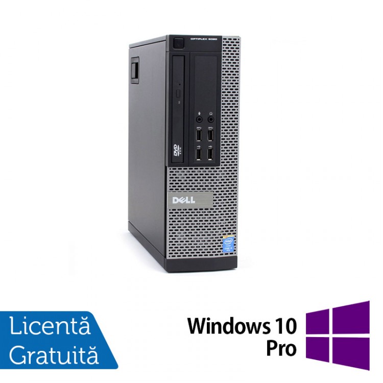 Calculator DELL OptiPlex 9020 SFF, Intel Core i5-4590 3.30GHz, 8GB DDR3, 500GB SATA, DVD-RW + Windows 10 Pro