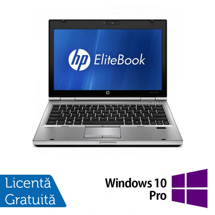 Laptop HP EliteBook 2560p, Intel Core i5-2540M 2.60GHz, 4GB DDR3, 320GB SATA, DVD-RW, 12 Inch + Windows 10 Pro