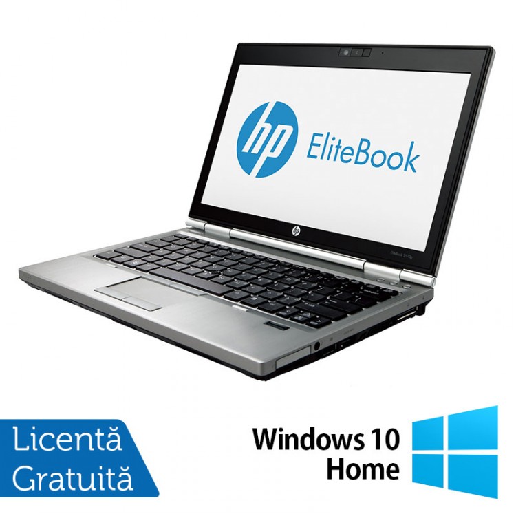 Laptop Hp EliteBook 2570p, Intel Core i5-3230M 2.60GHz, 4GB DDR3, 320GB SATA, DVD-RW, 12,5 Inch LED-backlit HD, DisplayPort + Windows 10 Home