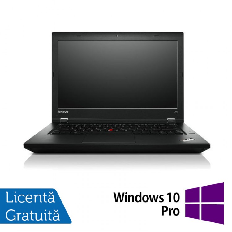 Laptop LENOVO ThinkPad L440, Intel Celeron 2950M 2.00GHz, 8GB DDR3, 320GB SATA, 14 Inch + Windows 10 Pro